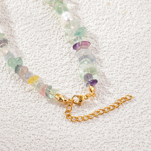 Nouveau Collier Multicolore en Perles de Cristal Naturel 2026 pour Femme, Colliers en Pierres Précieuses, Bijoux de Mode en Cristal de Guérison, Cadeau Bouddhiste - Product Image 4
