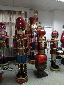 Large 6ft Resin Nutcracker Christmas Figurine <strong>Life</strong> <strong>Size</strong> Outdoor Decorations Indoor Gift Ornaments LED <strong>Santa</strong> - Product Image 4