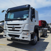 BAS PRIX Occasion Nouveau Euro 2 Chine Sinotruck Howo LHD RHD 371 380Hp Remorque d'Occasion Tête de Camion Howo 6X4 Camions Tracteur