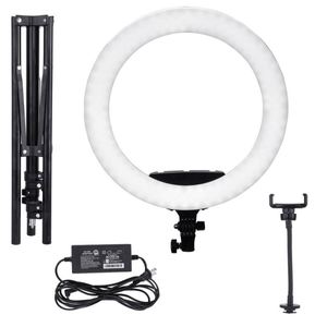 Big 18 inch circular lights selfie lamp dimmable <span class=keywords><strong>beauty</strong></span> operated ring light with tripods stand - Product Image 4