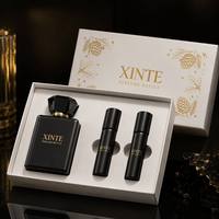 Flacons de parfum en verre vides de haute qualité avec logo personnalisé, 30 ml et 50 ml, avec boîte d'emballage et couvercle personnalisé