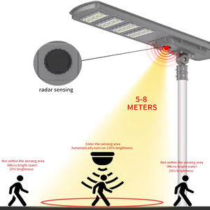 Lampadaire solaire tout-en-un <span class=keywords><strong>Ledel</strong></span> Factory, IP65 étanche, éclairage routier extérieur DC intégré, garantie 3 ans - Product Image 4