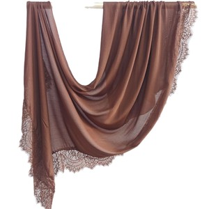 Voile long en dentelle modale 2026 pour <span class=keywords><strong>femme</strong></span> – Polyvalent, style ethnique, utilisation quatre saisons, inspiration malaise et moyen-orientale - Product Image 5