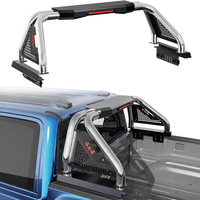 Barre de sport tout-terrain universelle en acier inoxydable CZX, 2 feux arrière à LED pour BYD Shark Nissan Navara NP300 Ford Ranger Raptor