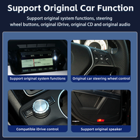 Reproductor Multimedia Estéreo de Radio para Automóvil con Android 14.0 de 12.3 Pulgadas para Mercedes Benz GLK X204 2008-2015 NTG 4.0/4.5 Unidad Principal 2-Din