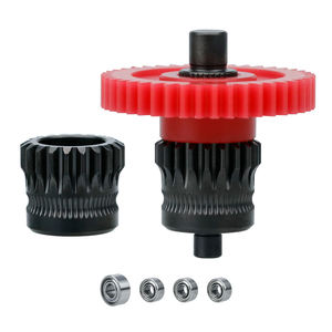 Kit d'engrenage à revêtement DLC en acier trempé amélioré à double engrenage pour Ender-3 S1/ S1 Pro/ S1 Plus/ <span class=keywords><strong>V3</strong></span> SE / <span class=keywords><strong>CR10</strong></span> Smart Pro - Product Image 1