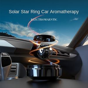 Luxury Solar Powered Rotating Ball <b>Car</b> Aromatherapy Freshener Dashboard <b>Fragrance</b> <b>Diffuser</b> Interior Decoration - Product Image 4