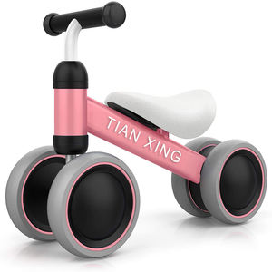 Jouets pour bébé de 1 an, garçons et filles de 12 à 24 <span class=keywords><strong>mois</strong></span>, premier vélo, trotteur sans pédale, 4 roues - Product Image 4