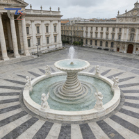 Fontaine sculptée en GRC classique, personnalisable et flexible, durable pour la décoration de jardin de villa, paysage extérieur