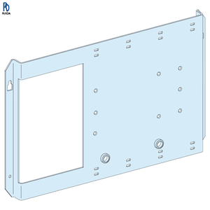 Soporte de Placa de Acero Lvs03070 para Chasis Prismaset, Compartimento P, 250 mm x 600 mm, Blanco, Serie - Product Image 1