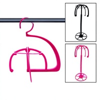 Support de perruque et de casquette, support de rangement pour cheveux longs, tête de mannequin sur pied avec support de suspension