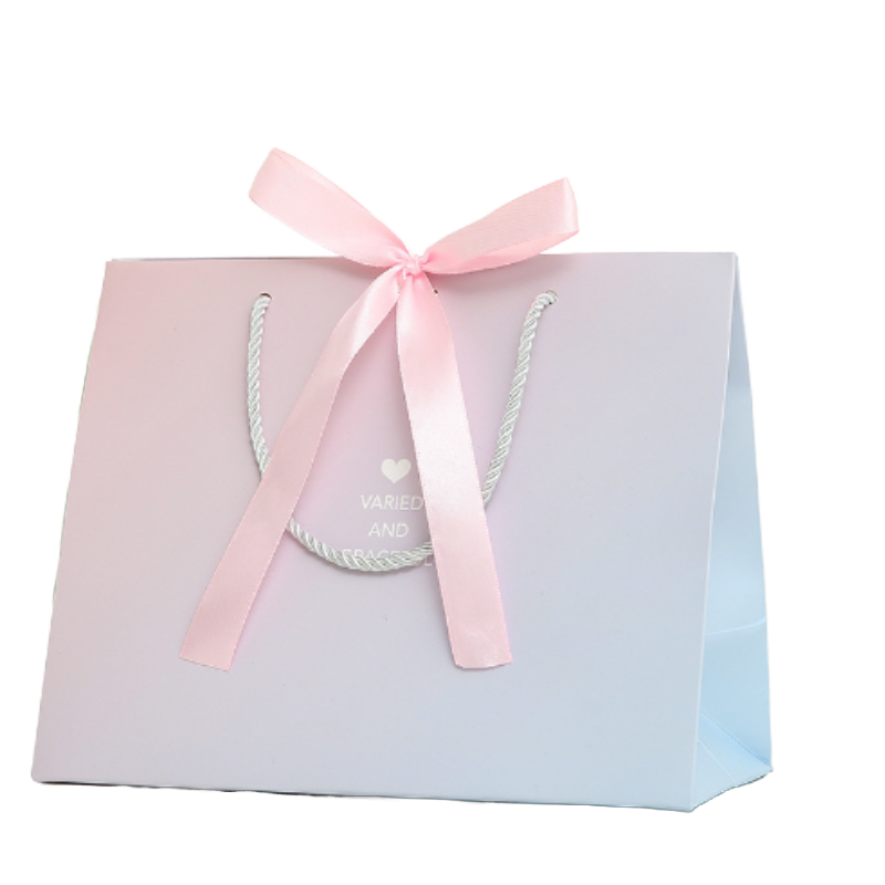 Luxury Custom Gift Packaging Paper Bag With Ribbon| Alibaba.com