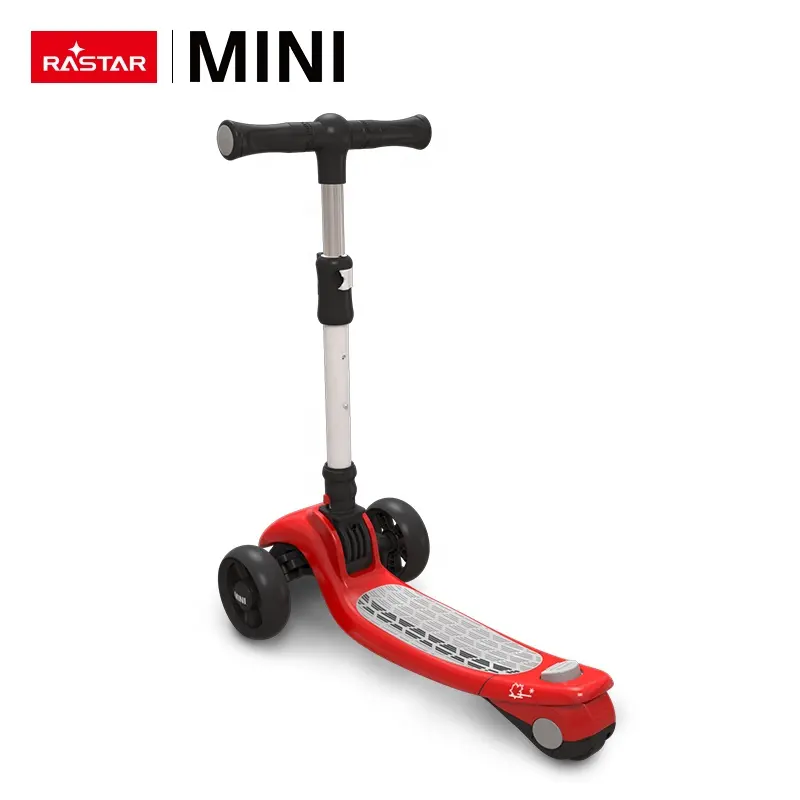 RASTAR MINI Licensed Children's Scooter Kids 3 Wheels 4 Adjustable Heights Kids' Kick Scooter With Extra Wide Light-Up Wheels