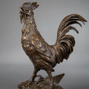 Özel bronz horoz heykeli Modern sanat açık bahçe heykel kilise tapınak kapalı uygulama için 1 yıl garanti - Product Image 6