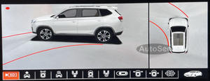 Takım için orijinal OEM monitör Subaru <span class=keywords><strong>Forester</strong></span> XV Outback WRX araba 360 kamera kuş panoramik görünüm ön arka yan Surround ters - Product Image 3