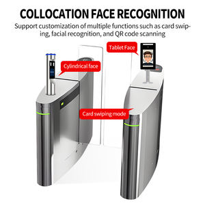 Presenta il cancello scorrevole della barriera del Servo motore intelligente alto dell'oscillazione del portone del tornello con il sistema di controllo di accesso di QR della carta - Product Image 4