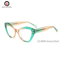 Vente en gros de montures œil de chat en acétate pour lunettes surdimensionnées lunettes optiques rétro lunettes transparentes en acétate