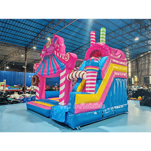 Castillo Inflable con Tobogán, Combo Inflable Comercial, Castillo Hinchable <span class=keywords><strong>para</strong></span> Niños, Tobogán Seco Inflable <span class=keywords><strong>para</strong></span> Fiestas - Product Image 3