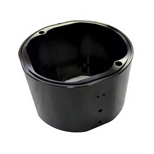 Carcasa de Lente de Cámara de Aluminio Anodizado Negro Personalizada, Mecanizada por CNC de 5 Ejes - Product Image 2