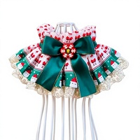 Nouveau collier réglable en dentelle de Noël pour animaux de compagnie, accessoires décoratifs de mode pour chats et chiens
