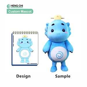 High Quality Customized Mascotte <strong>Costume</strong> Cartoon Character <strong>Dinosaur</strong> Dragon unicorn Elephant Mascot Mascotte <strong>Costume</strong> - Product Image 1