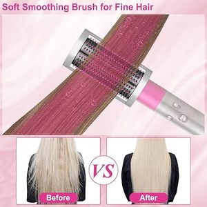 <span class=keywords><strong>Cepillo</strong></span> Alisador para Secador de <span class=keywords><strong>Pelo</strong></span> <span class=keywords><strong>Dyson</strong></span> Airwrap, Peine para Secar y Peinar el Cabello Encrespado, para Alisar y Suavizar - Product Image 3