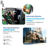 Pantalla LED Digital para Exteriores con Holograma 3D a Todo Color, Programable e Impermeable, Precio de Fábrica RX, para Centros Comerciales