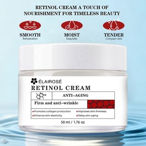 Crème Visage au Rétinol et à l'Aloe Vera avec Logo Personnalisé 50ml Traitement <span class=keywords><strong>Anti</strong></span>-Rides Raffermissant pour les Rides Profondes Lifting Éclaircissant <span class=keywords><strong>Anti</strong></span>-Âge - Product Image 4