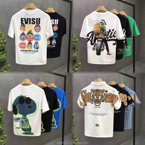 เสื้อยืดแบบสวมหัวคอทรงหลวมแบบลำลองเสื้อ<span class=keywords><strong>100</strong></span>% แบบลำลองสำหรับผู้ชายใหม่ฤดูร้อน2025 - Product Image 6