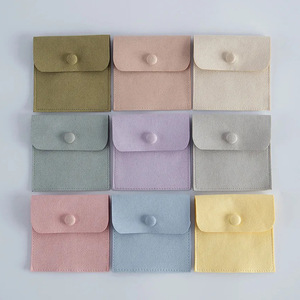 カスタムロゴ入りベルベット製小型ジュエリー収納袋 エレガントなジュエリー包装袋 - Product Image 4