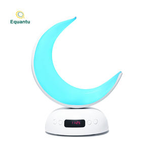 Regalo musulmán Lámpara De Luna Diente azul Mp3 Corán Altavoz App Control Audio Digital Led Night Light Quran Player - Product Image 1