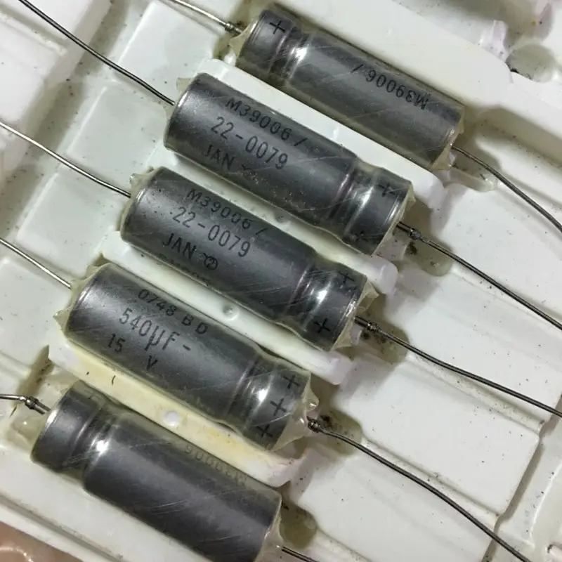 Condensadores de tantalio Axial, M39006/22-0079, M39006, 15V540UF, JAN, condensadores de tantalio húmedo