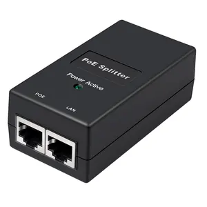 מותאם אישית סיטונאי מתאם 15v קלט אספקת חשמל Wifi 0.8a פסיבי Poe מזרק אספקת