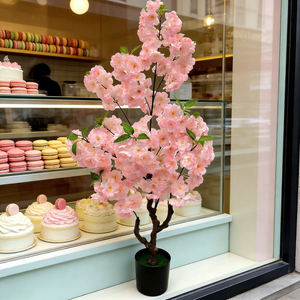 Nouvelles décorations florales pour mariage, fleurs artificielles, arbre de <span class=keywords><strong>cerisier</strong></span> artificiel, arrangements floraux, articles de décoration, coffrets cadeaux pour femmes - Product Image 4