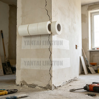 Ruban adhésif pour joints de plafond en plaques de plâtre, conforme à la norme ATSM, avec maille en fibre de verre pour la réparation des fissures, auto-adhésif, pour usage domestique.
