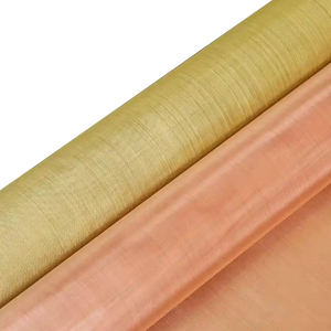 <span class=keywords><strong>Cage</strong></span> de <span class=keywords><strong>Faraday</strong></span> ultra fine personnalisée blindage RF maille en laiton maille de fil de cuivre rouge tissé Service de traitement des producteurs d'Anping - Product Image 2