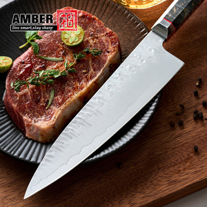 Cuchillo Japonés Profesional de 8 Pulgadas VG10 Gyuto, Forjado a Mano por un Maestro <span class=keywords><strong>Chef</strong></span> Japonés, con Mango de Madera - Product Image 2