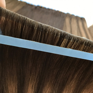 Ücretsiz Logo avrupa İnsan saç görünmez bant saç ekleme toptan çift çizilmiş rus uzun bant atkı saç uzatma - Product Image 6