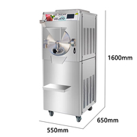 Pasteurisateur de gelato commercial, machine à gelato italienne combinée, congélateur par lots