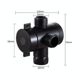 Thiết kế hiện đại ba chiều nhanh chóng mở nước Divider Van vòi hoa sen vòi chuyển đổi cho phòng tắm với một-to-hai vòi hoa sen - Product Image 5