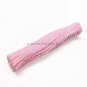 30cm 100PCs Colorido Chenille Stem Fuzzy Wire Handcraft Limpiadores <span class=keywords><strong>de</strong></span> tuberías - Product Image 5