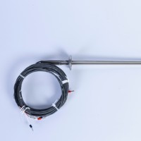 Sensor Termopar RTD de Pt Encapsulado en Acero Inoxidable Personalizado OEM, Sonda con Cubierta Metálica de Grado Industrial para Altas y Bajas Temperaturas