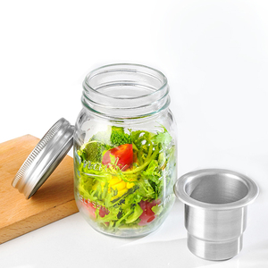 2023 New Arrivals Vegetable Storage Containers Large Heat Resistant Sealing Glass Food Mason Jar
