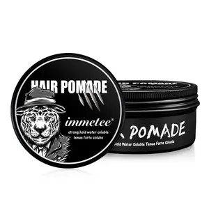 Cera per capelli da uomo di marca privata cera per capelli opaca per lo styling impermeabile di lunga durata