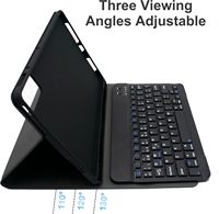 Xiaomi Redmi Pad 2 4G 2025 11 İnç için Kitap Tarzı Çıkarılabilir PU Deri Trackpad'li Arkadan Aydınlatmalı Klavyeli Tablet Kılıfı