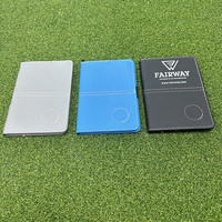 Porte-cartes de score de golf en cuir personnalisable avec marqueur de balle, disponible en plusieurs couleurs, accessoire de golf, cadeau