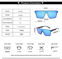 Usom-Lunettes de soleil polarisées pour hommes, carrées, design classique, lunettes de soleil de voyage pour femmes