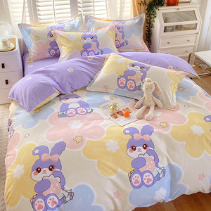 EW 4 Pcs Duvet over sobre Bed preads Bedding ETS uustomized rrint esigner Bedding omomforter ETS ottotton - Product Image 4