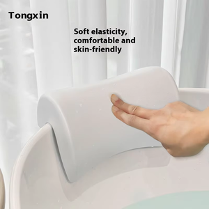 Pierre artificielle moderne <span class=keywords><strong>baignoire</strong></span> incurvée oreiller de bain <span class=keywords><strong>appui</strong></span>-<span class=keywords><strong>tête</strong></span> PVC PU <span class=keywords><strong>ventouse</strong></span> suspendu pour un usage domestique hôtels offre confortable - Product Image 4