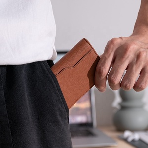 TILONSTAR TVC205 - Tarjetero Universal Delgado de Aluminio con Sistema Pop-up y Cartera de Cuero para Identificación - Product Image 6